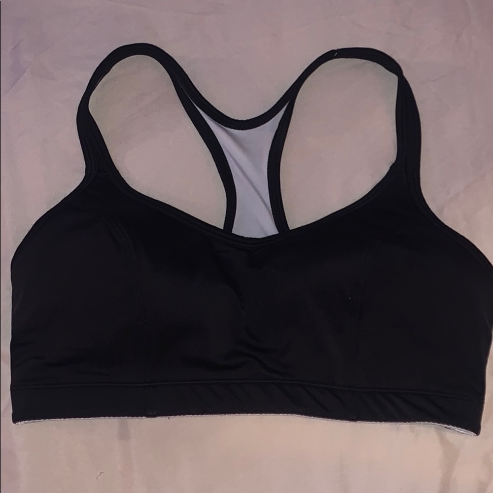 Black padded champion sports bra